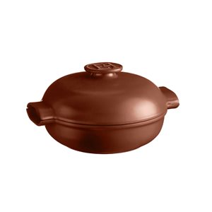 Kerámia Cocotte főzőedény, 27cm/2,5L "Delight", Sienna - Emile Henry