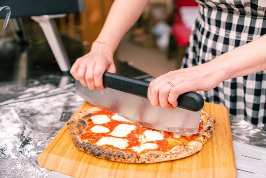 Hosszú pengéjű pizzavágó, rozsdamentes acél, 35 cm - Ooni