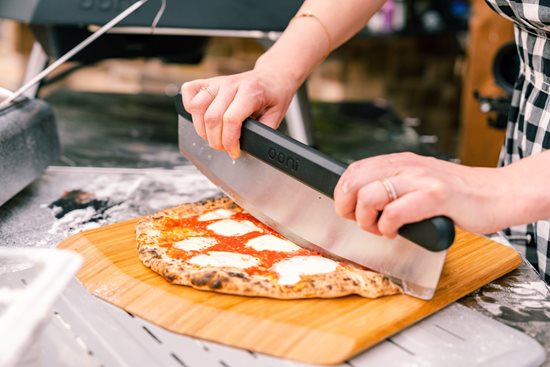 Hosszú pengéjű pizzavágó, rozsdamentes acél, 35 cm - Ooni