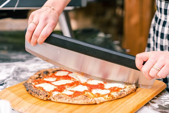 Hosszú pengéjű pizzavágó, rozsdamentes acél, 35 cm - Ooni