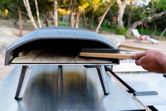 Ooni - Pizzasütő tisztítókefe, rozsdamentes acél, 60 cm