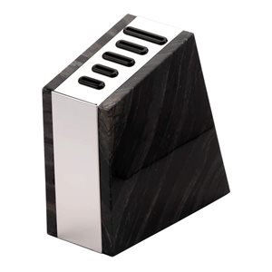 Késtartó, 5 hely, márvány, "Rockingham Forge", fekete - Grunwerg