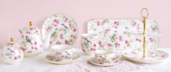 Nuova R2S - 800 ml - es "Spring Time" porcelán teáskanna