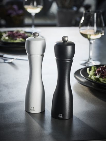 Peugeot 2 darabos őrlőkészlet só és bors 20 cm, "Tahiti Duo", Black&White 