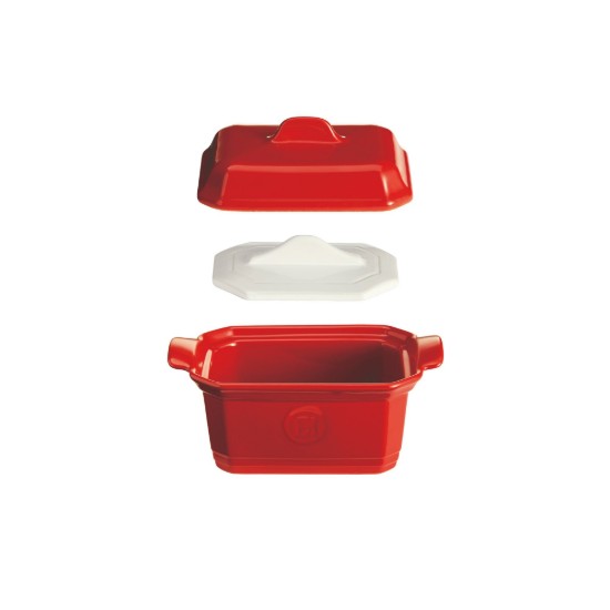 Emile Henry terrine edény 19x12cm/0,6 l,  Burgundy