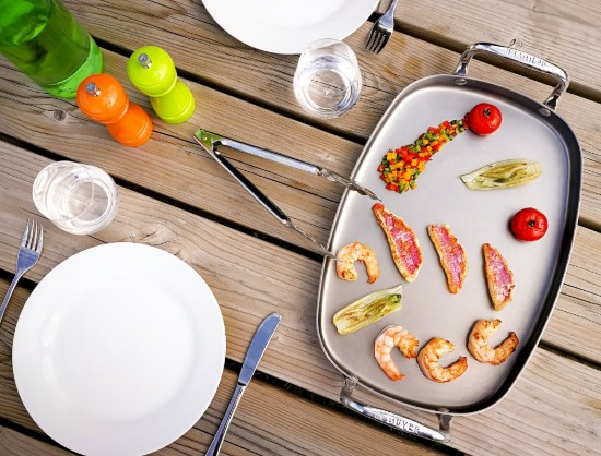 de Buyer - Multifunkciós konyhai csipesz, rozsdamentes acél, 24 cm