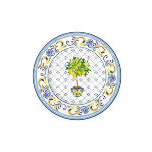Porcelántányér, 19cm, "Positano" - Nuova R2S