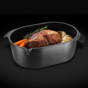 AMT Gastroguss Sütőtál, alumínium, 40 x 27 cm