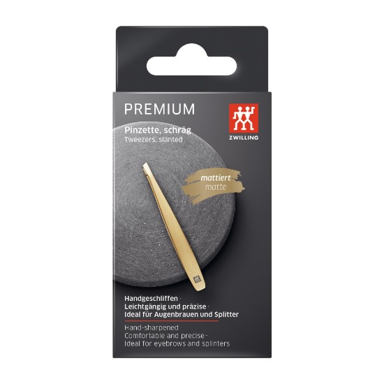 Rozsdamentes acél csipesz, 90 mm, Gold - Zwilling PREMIUM