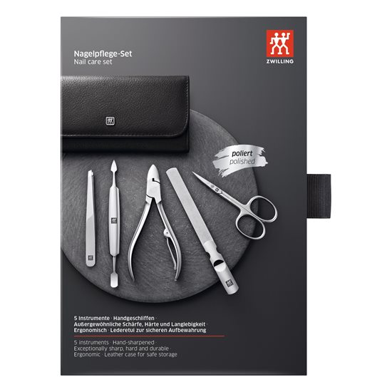 Zwilling 5 részes manikűr készlet Classic Inox