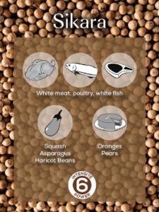 3 zacskó fehér bors készlet, 3 × 20 g, Sikara Premium, Spices - Peugeot