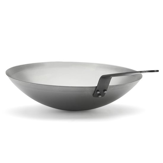 de Buyer Szénacél wok serpenyő 35 cm "Carbone Plus"