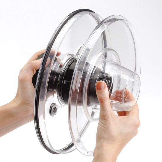 Saláta fonó, rozsdamentes acél, 26cm/5L - ​​OXO