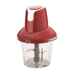Aprítógép, 1,25 l, 900 W, piros/króm, "Pro Magic" - Korkmaz