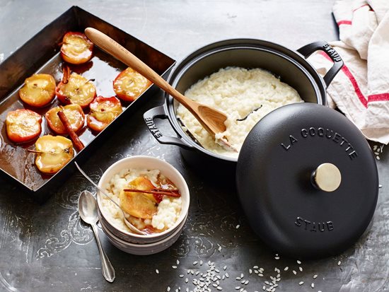 Staub cocotte 20 cm/2,45 l  "La Coquette", Black Matte