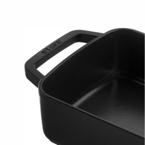 Staub - Sütőtálca, öntöttvas, 30 × 20 cm, fekete