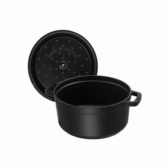 Staub cocotte fazék 14 cm/0,8 l, Fekete