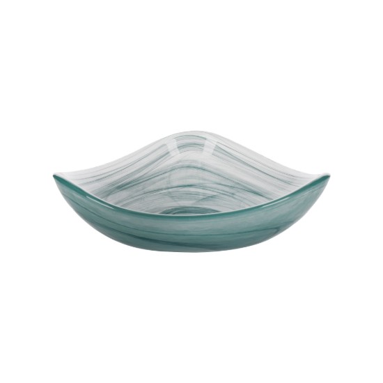 Artesa - Üveg tálalótál, 18 cm, Green Swirl