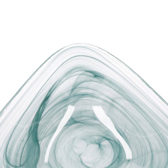Artesa - Üveg tálalótál, 18 cm, Green Swirl