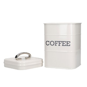 Kitchen Craft - Kávés doboz, krémszínű