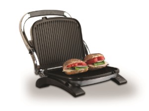 Elektromos grill, 1800W, Inox/Black, "Tostkolik" - Korkmaz