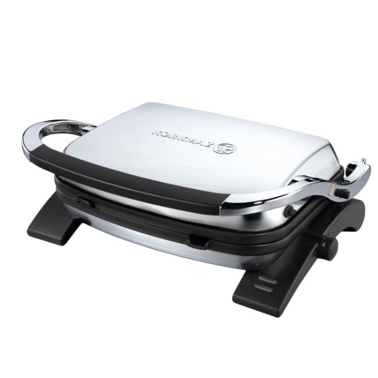 Elektromos grill, 1800W, Inox/Black, "Tostkolik" - Korkmaz