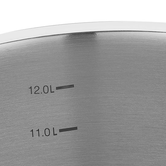 Rozsdamentes acél fazék, fedővel, 24cm/14,5L, "Proline" - Korkmaz