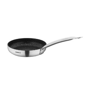 Tapadásmentes serpenyő, rozsdamentes acél, 30cm/3L, "Proline Gastro" - Korkmaz