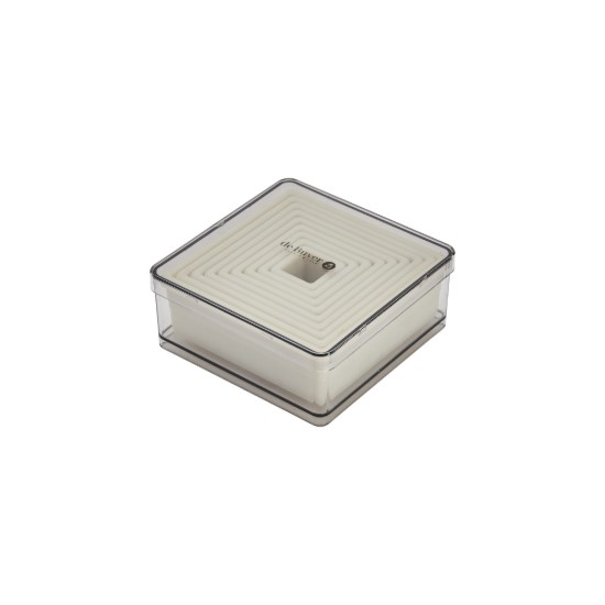 Készlet 9 tortavágó, négyzet alakú, 5 cm - de Buyer