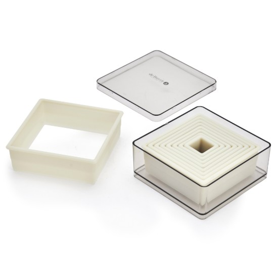 Készlet 9 tortavágó, négyzet alakú, 5 cm - de Buyer