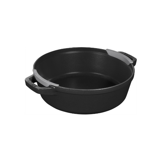 3 részes Cocotte edénykészlet, öntöttvas, Fekete - Staub