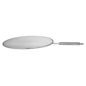 Rozsdamentes acél fröccsenésvédő paraván, 28 cm - Zokura