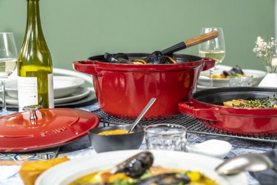 3 részes Cocotte edénykészlet, öntöttvas, Cherry - Staub