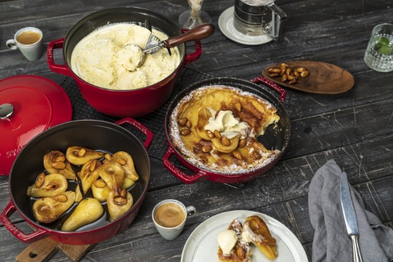 3 részes Cocotte edénykészlet, öntöttvas, Cherry - Staub