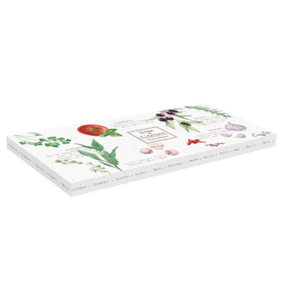 Téglalap alakú tál, porcelán, 36 x 15,5 cm, "HOME & KITCHEN" - Easy Life