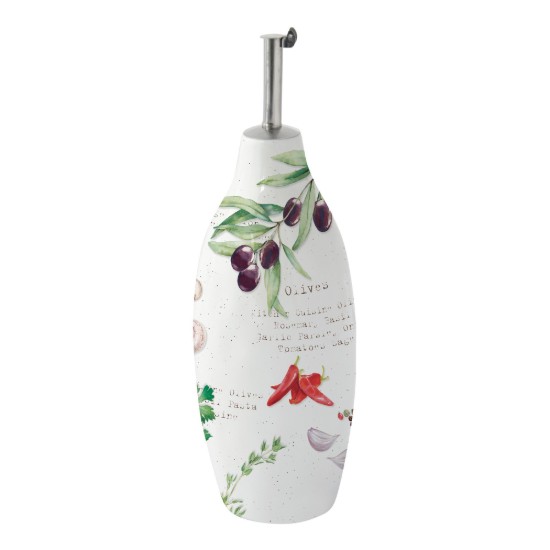 Olaj/ecetes adagoló flakon, porcelán, 300 ml, "HOME & KITCHEN" - Easy Life