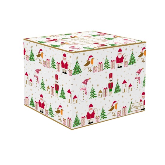 Bögre, porcelán, 400 ml, "Let it Snow" - Easy Life
