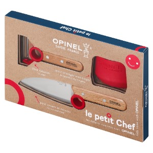 Opinel - "Le Petit Chef" 3 részes gyerek készlet, Red