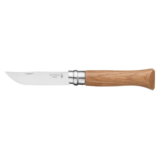 Opinel - "Tradition Luxe" N°08 zsebkés, rozsdamentes acél, 8,5 cm, Oak 