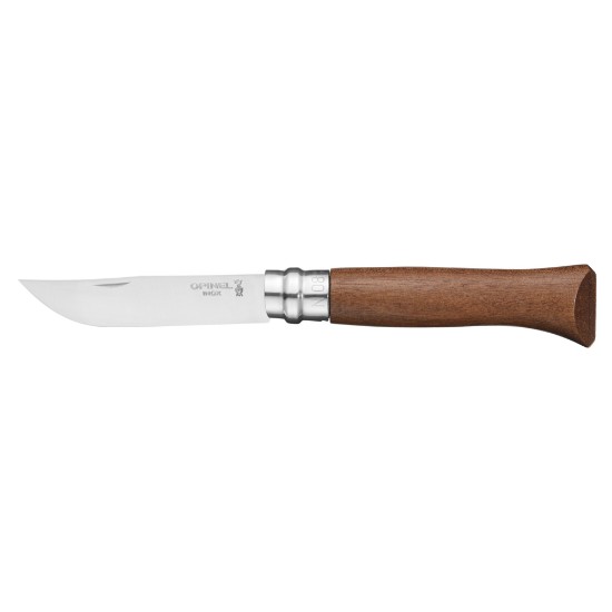 Opinel - "Tradition Luxe" N°08 zsebkés, rozsdamentes acél, 8,5 cm, Walnut