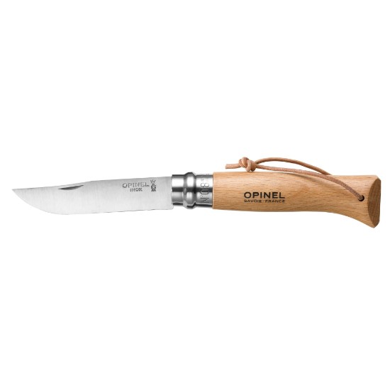 Opinel - "Tradition Inox"  N°08 zsebkés, rozsdamentes acél, 8,5 cm