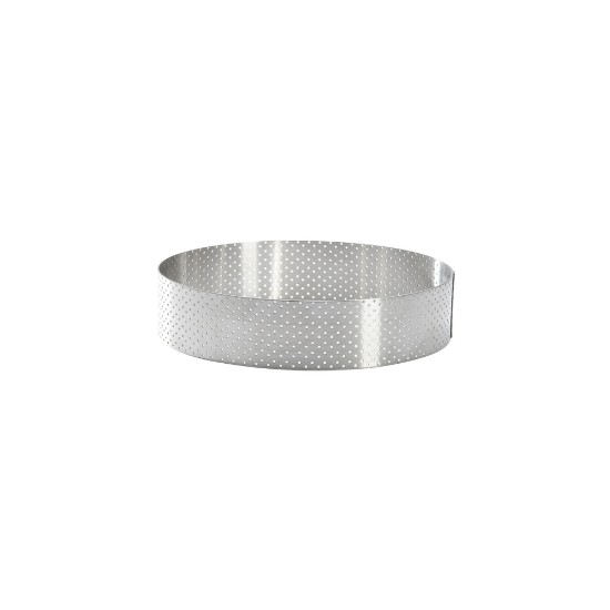 Perforált tortagyűrű, rozsdamentes acél, 18,5 cm - de Buyer