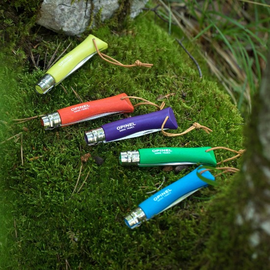 Opinel - "Colorama" Zsebkés N°07, rozsdamentes acél, 8cm, Meadow