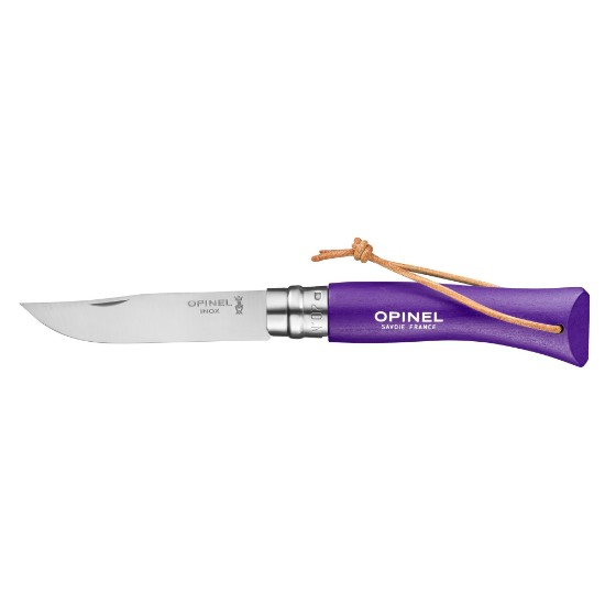 Opinel - "Colorama" Zsebkés N°07, rozsdamentes acél, 8cm,  Violet 