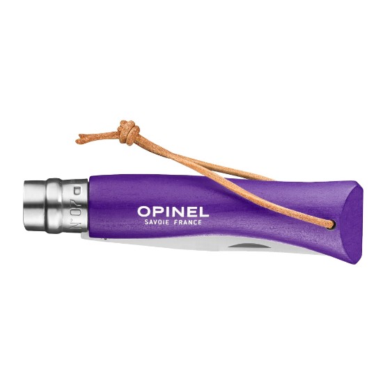 Opinel - "Colorama" Zsebkés N°07, rozsdamentes acél, 8cm,  Violet 