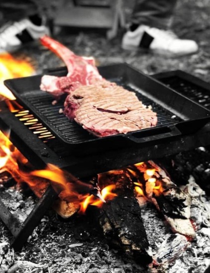 Lava Grill serpenyő 26 x 45 cm öntöttvas