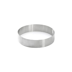 Perforált tortagyűrű, rozsdamentes acél, 20,5 cm - de Buyer