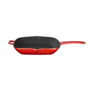 Lava grill serpenyő  26 x 26 cm, piros