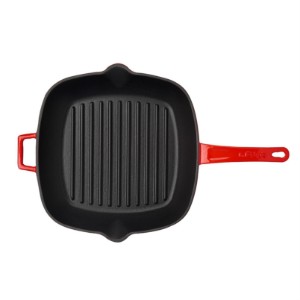 Lava grill serpenyő  26 x 26 cm, piros