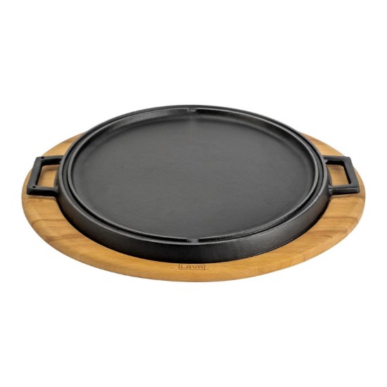 Öntöttvas grill állvánnyal, 34 cm - LAVA